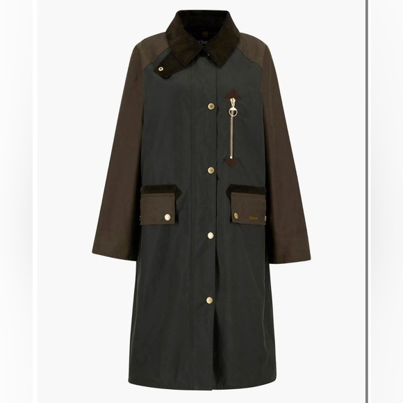 Barbour Jackets & Blazers - Barbour Evette Water Repellent Waxed Car Coat